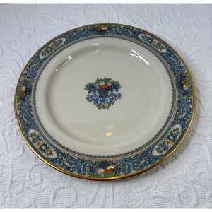 Lenox Autumn Presidential Collection Dinner Plate Fruit Basket 24k Gold Rim.